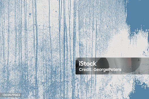 istock Cracked, weathered painted wall background 1302479503