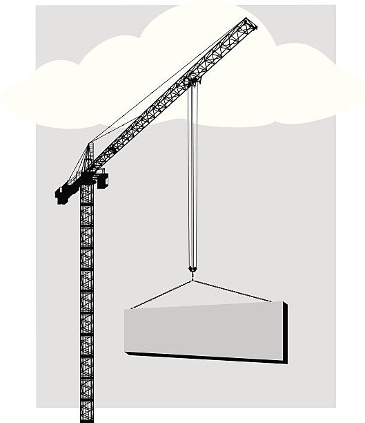 Crane vector art illustration