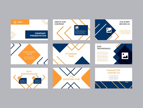 Creative Company Investment Pitch Decks Vector Template Design. Elegant and Modern Styling to convince any message. Colorful Design and appealing business presentation template. Investment pitch corporate identity presentation template. Creative design