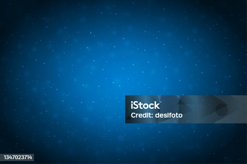 istock Creative dark midnight blue coloured shiny vector backgrounds with glow in the centre and glittering glowing dots all over 1347023714