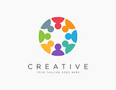 istock Creative People Logo Template Design Vector Illustration Design Editable Resizable EPS 10 1346323598