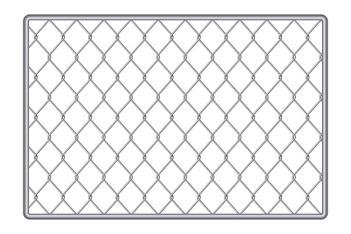 Creative Vector Illustration Of Chain Link Fence Wire Mesh Steel Metal Isolated On Transparent Background Art,Low Cost Small House Design Plans 3d