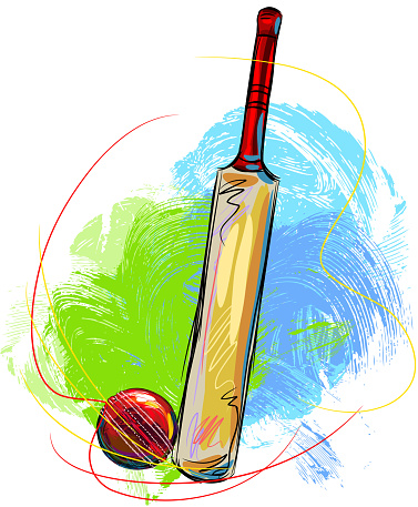 Cricket Ball and Bat