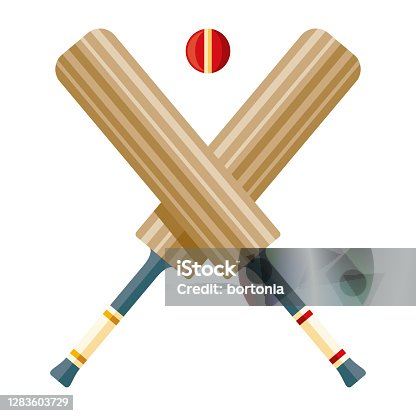 istock Cricket Icon on Transparent Background 1283603729
