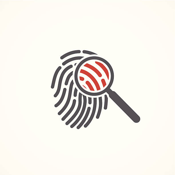 crime icon - fbi stock illustrations