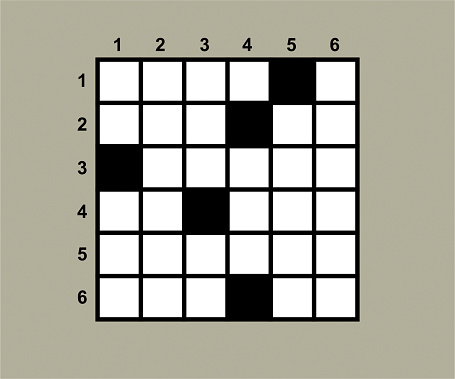 Crossword vector illustration