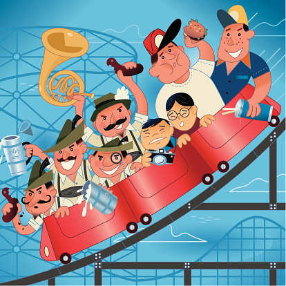 Crowded Rollercoaster
