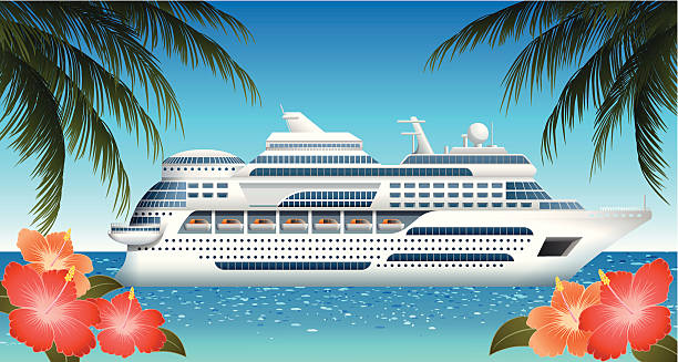 caribbean cruise clipart