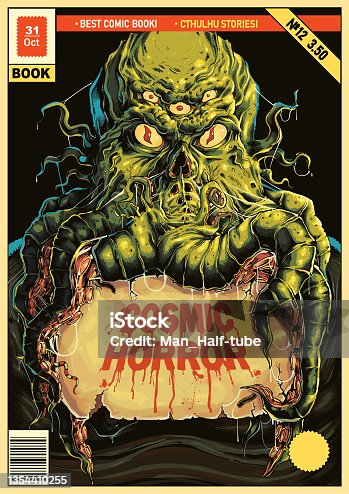 istock Cthulhu monster horror cover 1354410255