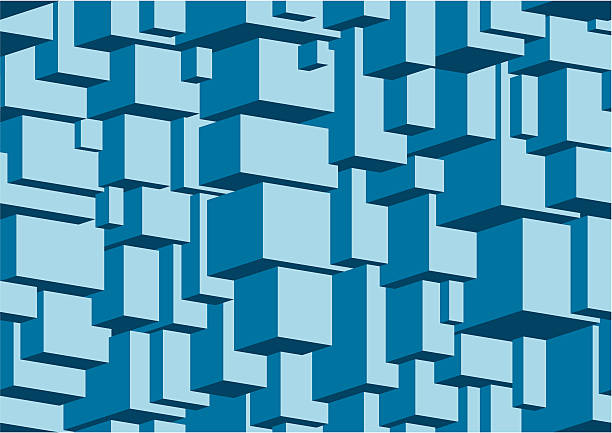 Cubic Background vector art illustration