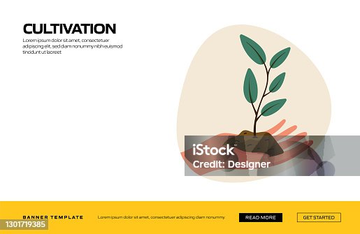 istock Cultivation Concept Vector Illustration for Website Banner, Advertisement and Marketing Material, Online Advertising, Business Presentation etc. 1301719385