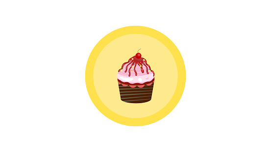 Cup Cake icon, birthday Cake icon