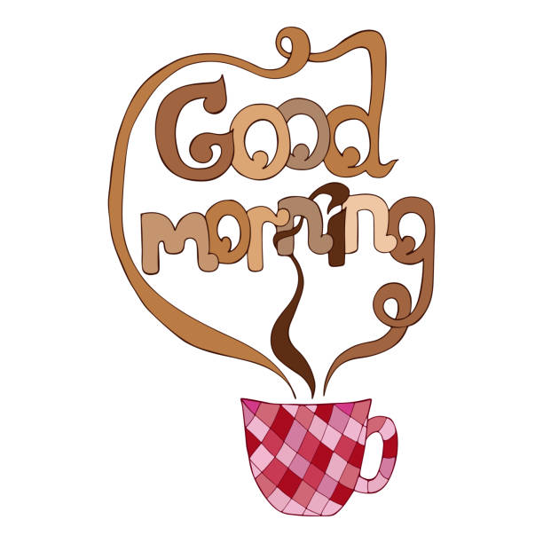 Good Morning Coffee Cup Clip Art Illustrations, Royalty-Free Vector ...