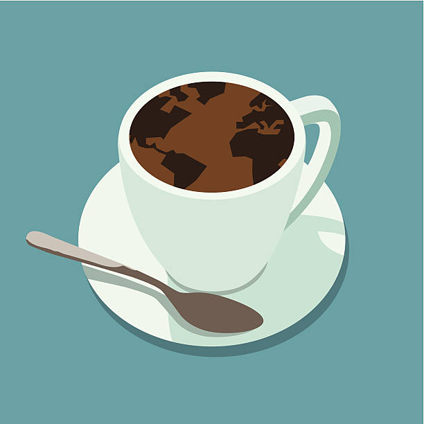 ilustrações de stock, clip art, desenhos animados e ícones de chávena de café - cafe brasil