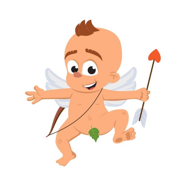 Best Naked Little Angels Illustrations, Royalty-Free 