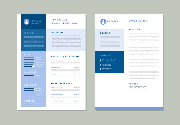 Curriculum vitae CV Resume Template Design Curriculum vitae CV Resume Template Design . This can be used for any type of business Person or any newbies who want to get a job . You can also use it personally. This template is designed by Adobe Illustrator and easily editable from version (10.0 to Higher) . You can easily use your own logo and color also. Thanks and enjoy this. resume template stock illustrations