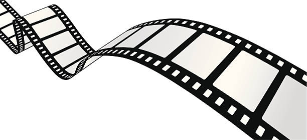 曲線を描く filmstrip [ベクトル] - 動画点のイラスト素材／クリップアート素材／マンガ素材／アイコン素材