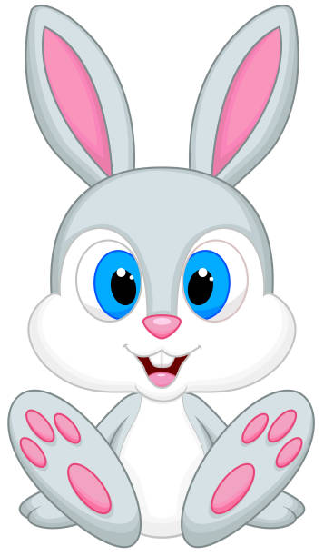 Royalty Free Baby Rabbit Clip Art, Vector Images ...