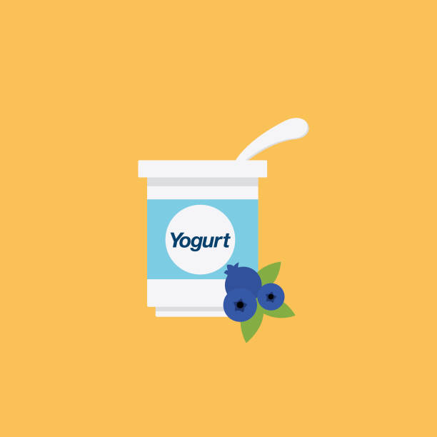 Best Yogurt Illustrations, Royalty-Free Vector Graphics ...