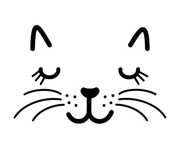 Free Free 128 Outline Cat Face Svg Free SVG PNG EPS DXF File