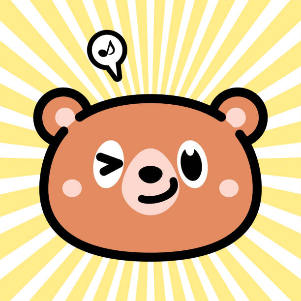 cute character design of the bear - teddy ray 幅插畫檔、美 工圖案、卡通及圖標