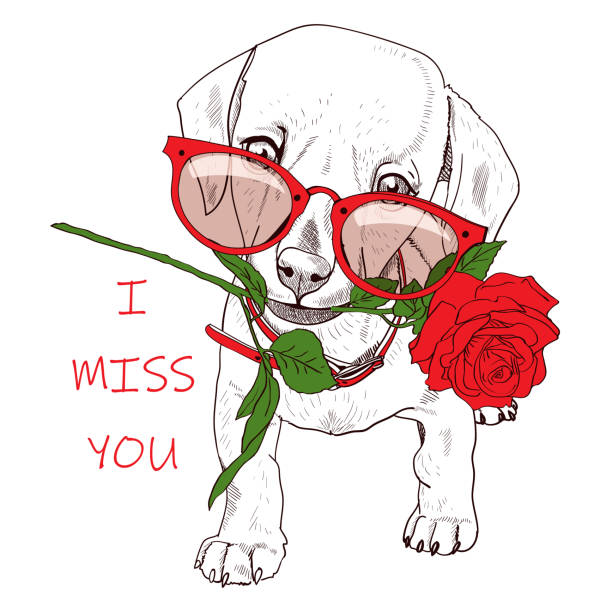 103 Drawing Of Cute I Miss You Illustrations Clip Art Istock
