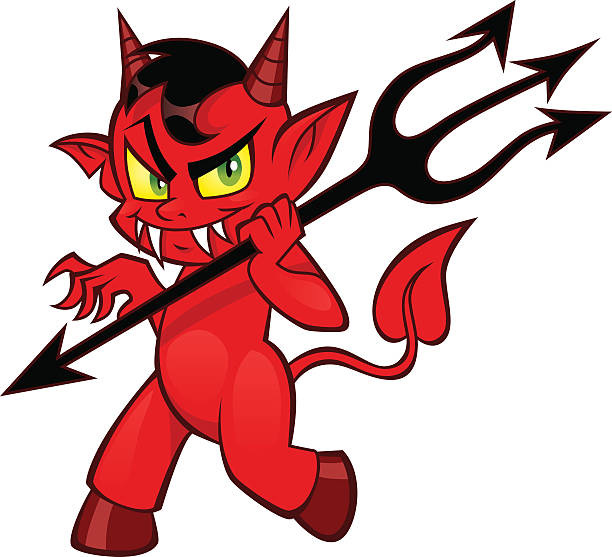 Devil walking. Милый чертенок. Чертик красный демон. Милый дьявол. Бешеный чертенок.