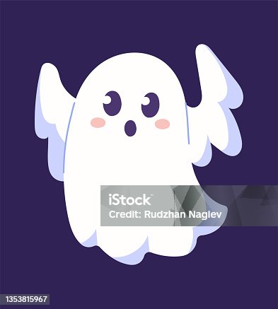 istock Cute ghost scares 1353815967
