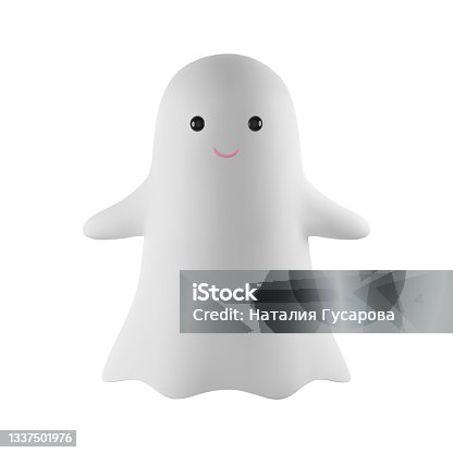 istock Cute ghost 1337501976
