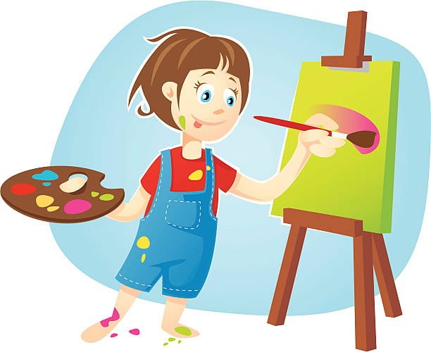 Royalty Free Child Artist Clip Art, Vector Images & Illustrations - iStock