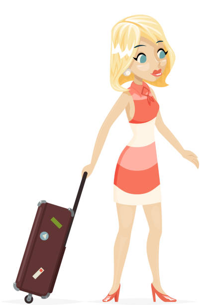 Best Woman Packing Suitcase Illustrations, Royalty-Free Vector Graphics ...