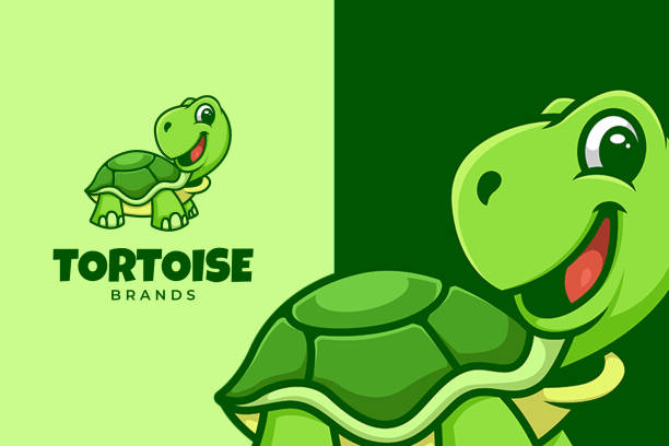 illustrazioni stock, clip art, cartoni animati e icone di tendenza di icona carina - tartarughe