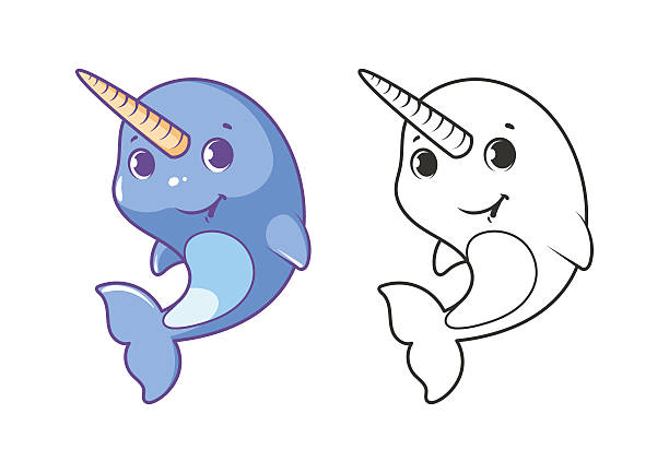 Royalty Free Narwhal Clip Art, Vector Images & Illustrations - iStock