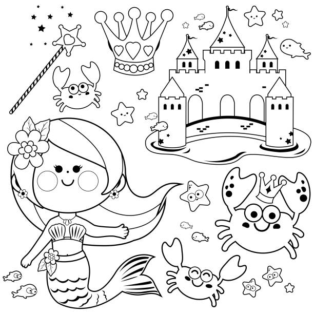 Underwater Castle Illustrations, Royalty-Free Vector Graphics & Clip