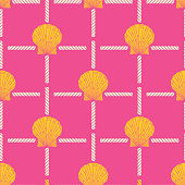 Seamless Repeating Pattern In A Nautical Theme