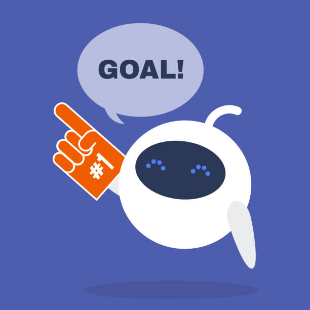 Football Fan Foam Finger Illustrations, Royalty-Free Vector Graphics