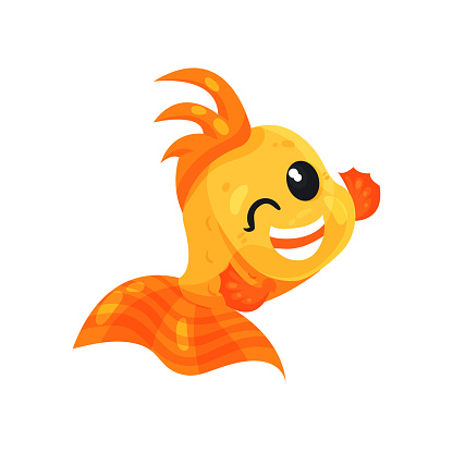 Joli Poisson  Rouge Souriant Un Clin De  il Poisson  Dr le  Joli Poisson  Rouge Souriant Un Clin De  il Poisson  Dr le