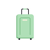 istock Cute Summer icon On A Trasparent Base - Suitcase 1320241675