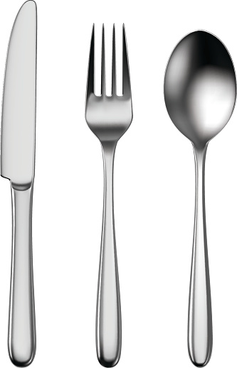 Cutlery set of utensils for eating