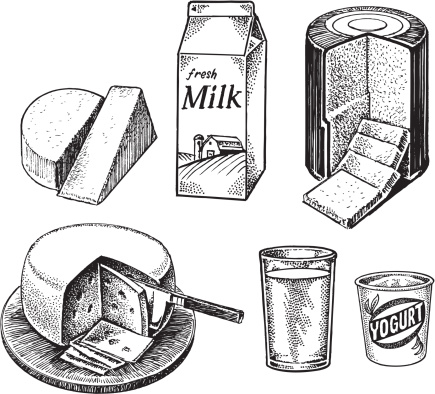 Dairy Items - Milk, Cheese, Yogurt