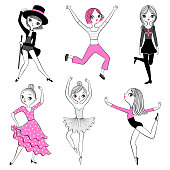 Dancers of Various Dance Styles.
