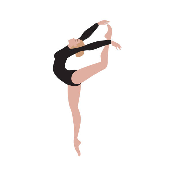 ダンサー-08 - 新体操点のイラスト素材／クリップアート素材／マンガ素材／アイコン素材
