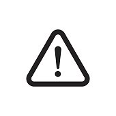 istock Danger sign vector icon. Attention caution illustration. Business concept simple flat pictogram on white background. 827247322
