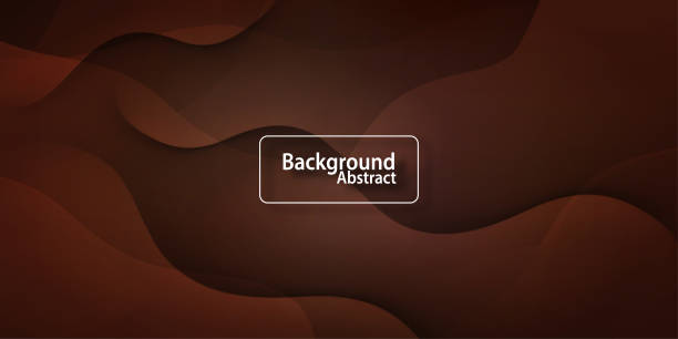 Dark and Brown unusual background with subtle rays of light vector art illustration