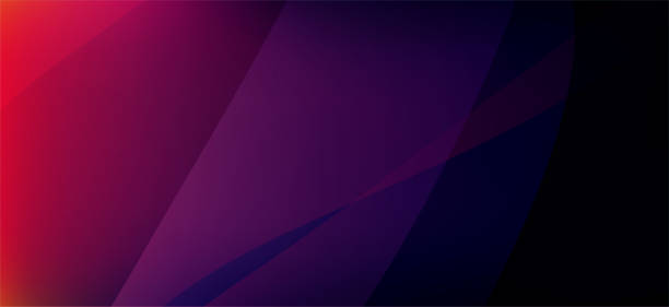 hintergrund der dark purple abstrakten technologie - lila stock-grafiken, -clipart, -cartoons und -symbole