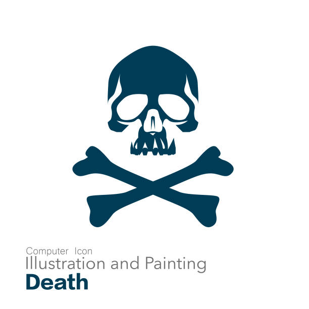 death - totenkopf stock-grafiken, -clipart, -cartoons und -symbole