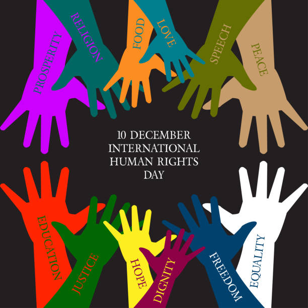 12月10日國際人權日插圖 - 人權 幅插畫檔、美工圖案、卡通及圖標