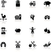 High quality icon set - farm icons.