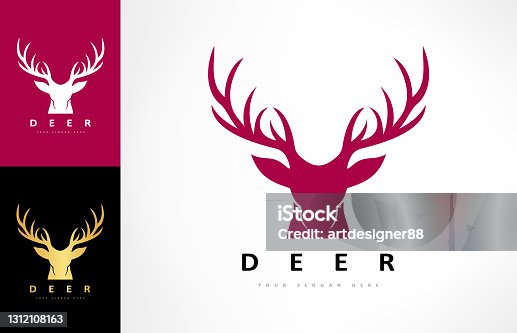 istock Deer head vector. Animal design. 1312108163