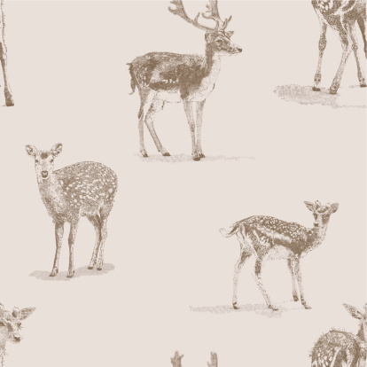 Deer Repeat Pattern